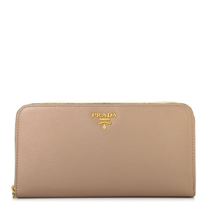 Prada Vitello Phenix Zip Around Wallet Cammeo 1 of 9