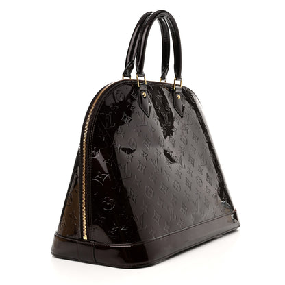 Louis Vuitton Vernis Alma GM Amarante 3 of 11