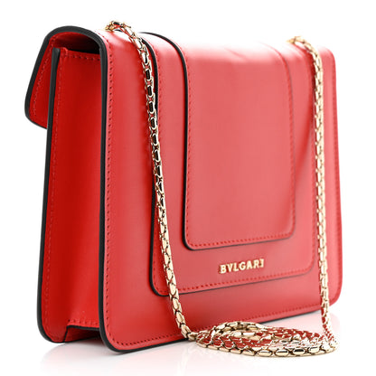 Bulgari Calfskin Serpenti Forever Crossbody Bag Red 4 of 10