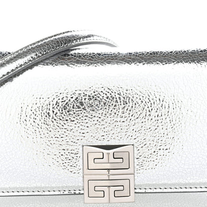 Givenchy Metallic Lambskin 4G Wallet On Chain Silvery 7 of 11