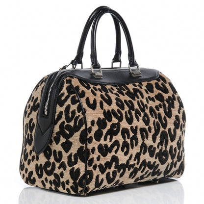 Louis Vuitton Jacquard Velvet Leopard Print Stephen Sprouse Speedy 3 of 8