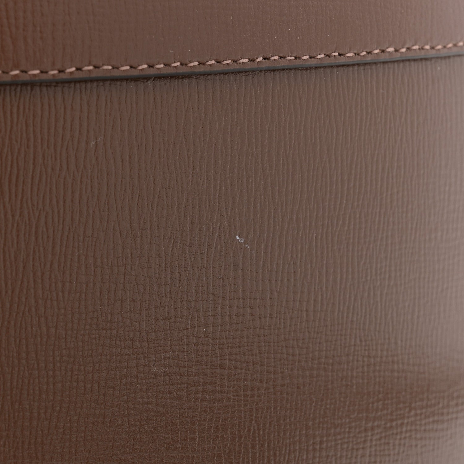 Gucci Monogram Textured Calfskin Horsebit 1955 Drawstring Bucket Bag Beige Brown Sugar 11 of 11