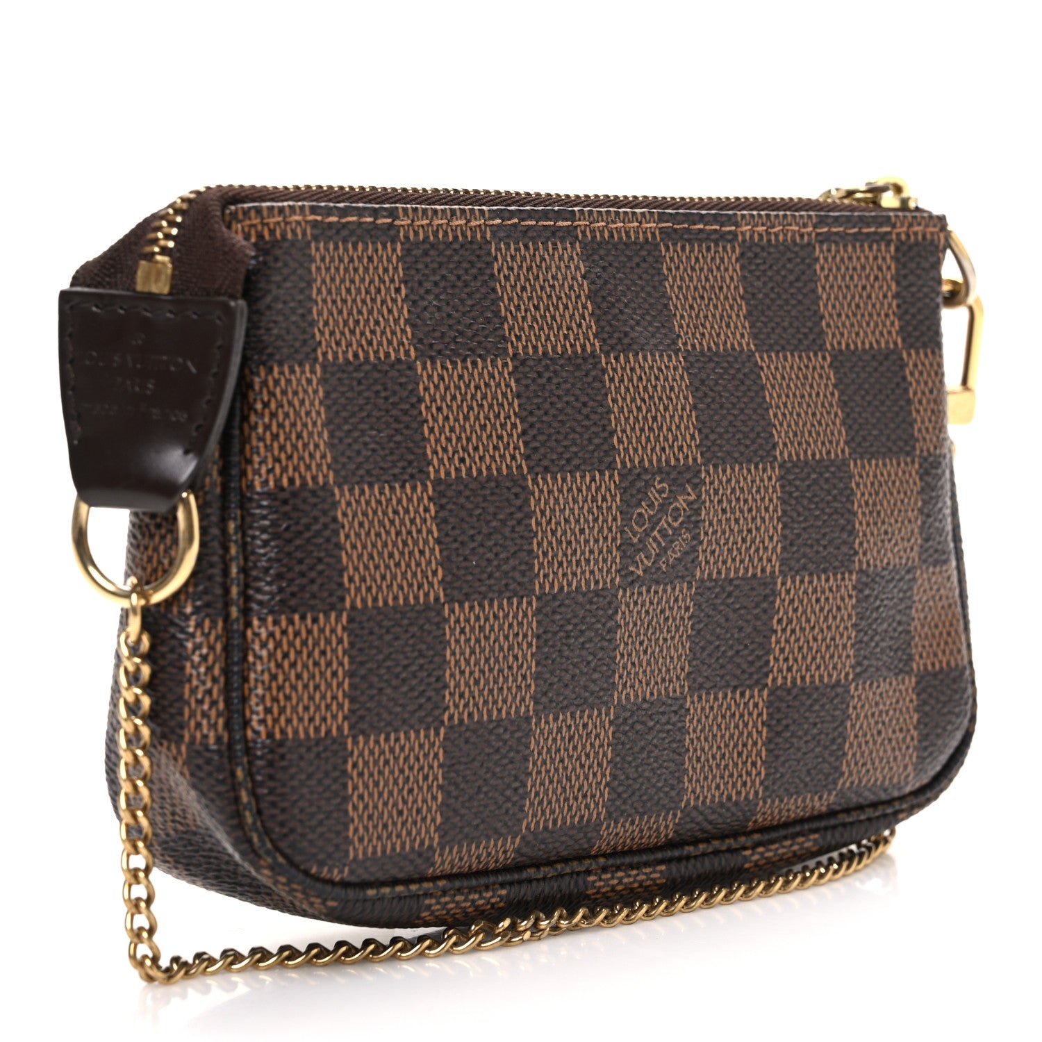 Louis Vuitton Damier Ebene Complice Trunks and Bags Mini Pochette Accessories Red 3 of 7