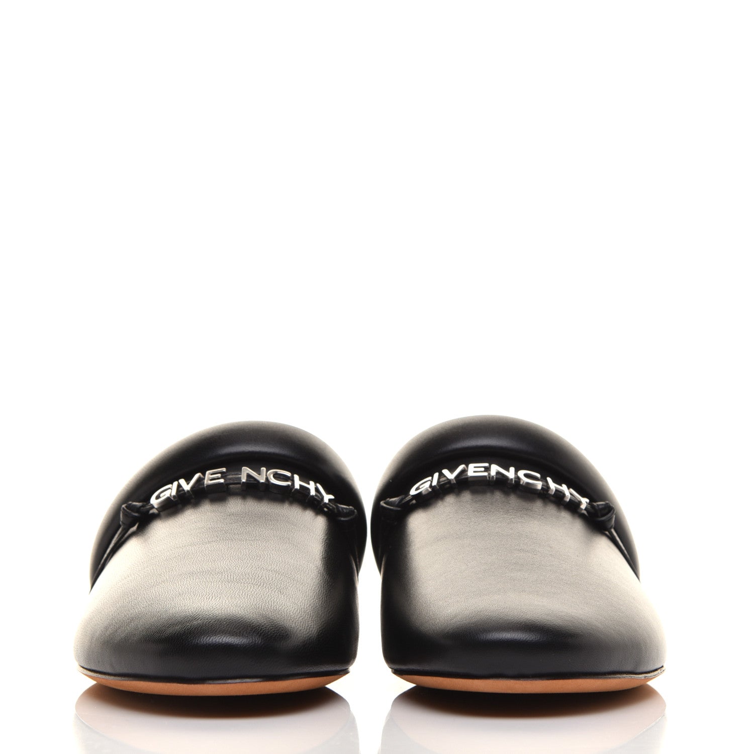 Givenchy Lambskin Elba Logo Mule Slippers 41 Black 2 of 11