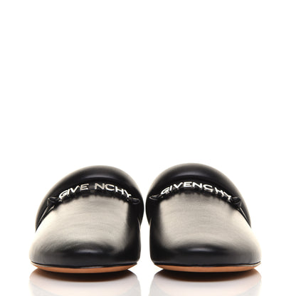Givenchy Lambskin Elba Logo Mule Slippers 41 Black 2 of 11