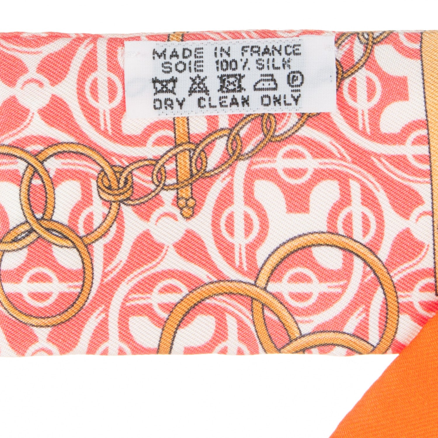 Hermes Silk Mors Et Gourmettes Remix Twilly 3 of 5