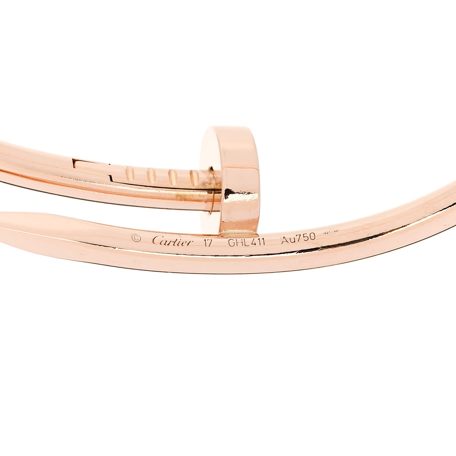 Cartier 18K Pink Gold Juste Un Clou Bracelet 17 4 of 4