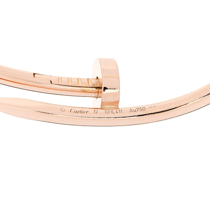 Cartier 18K Pink Gold Juste Un Clou Bracelet 17 4 of 4