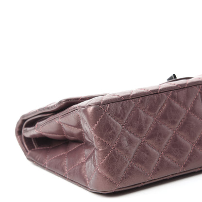 Chanel Metallic Aged Calfskin Quilted 2.55 Reissue 226 Flap Rose Fonce 6 of 13