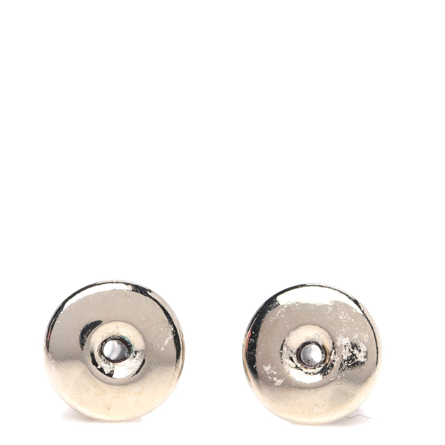 Metal Lettre A'Dior Logo Earrings Gold