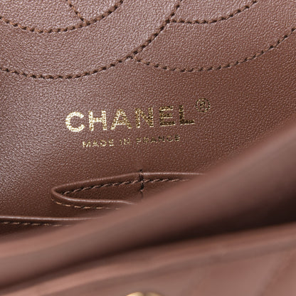 Chanel Metallic Aged Calfskin Chevron Quilted 2.55 Reissue 225 Flap Bronze 6 of 12