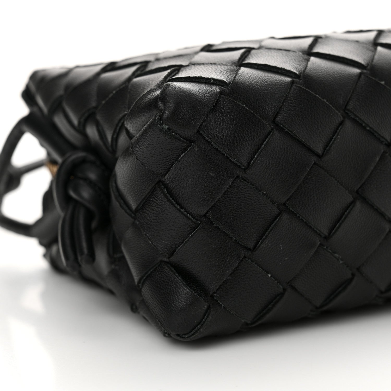 Bottega Veneta Nappa Intrecciato Mini Loop Camera Bag Black 8 of 9