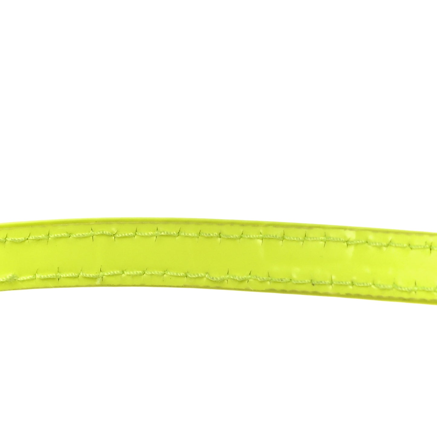 Semi Shiny Calfskin Crocodile Embossed Hourglass Top Handle Bag Mini Fluo Yellow