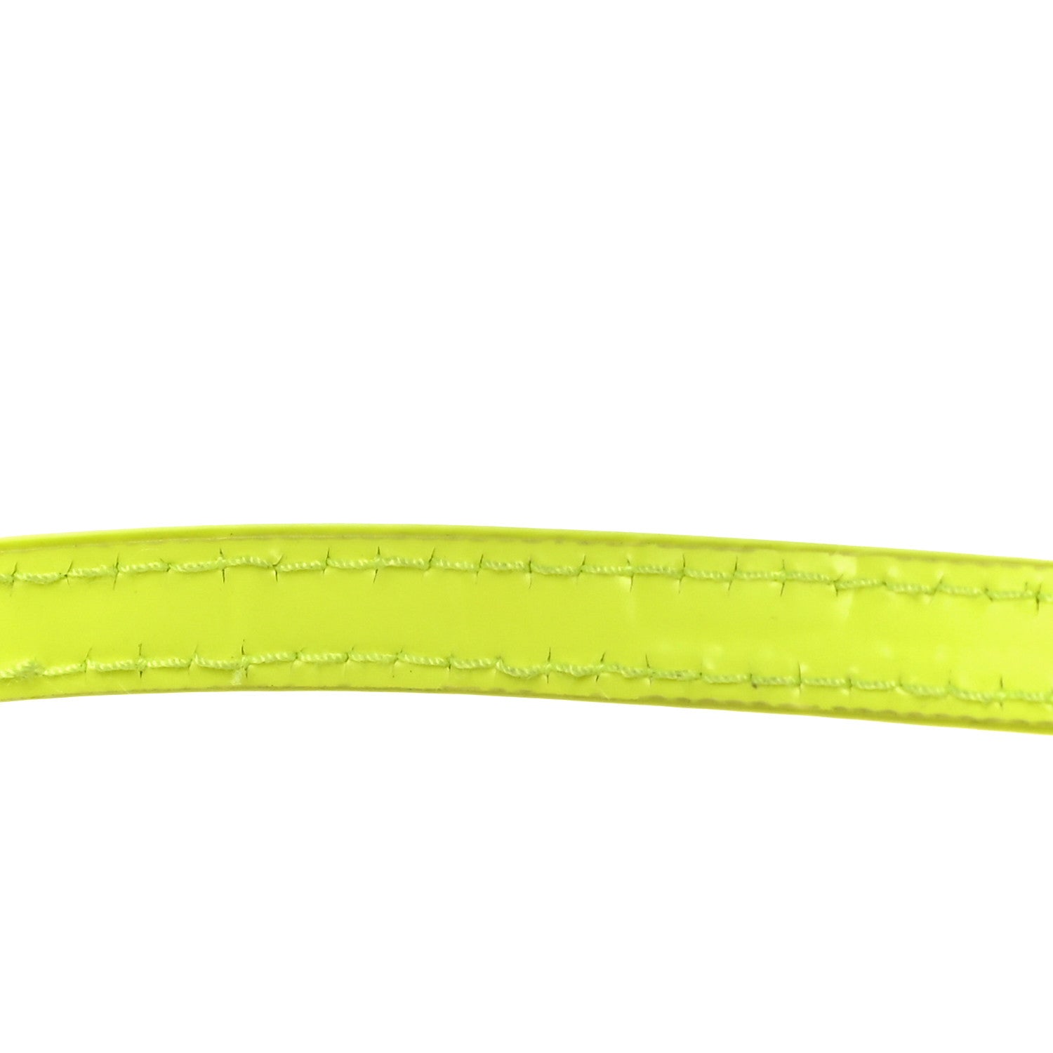 Balenciaga Semi Shiny Calfskin Crocodile Embossed Hourglass Top Handle Bag Mini Fluo Yellow 18 of 18