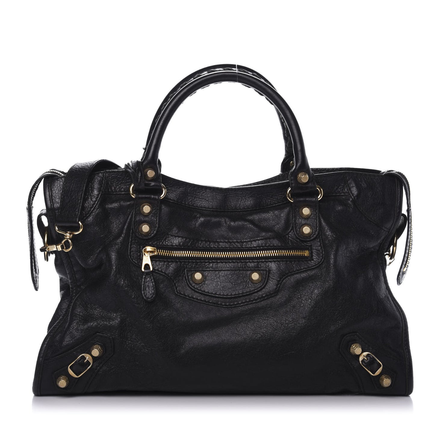 Agneau Giant 12 Gold Hardware City Black