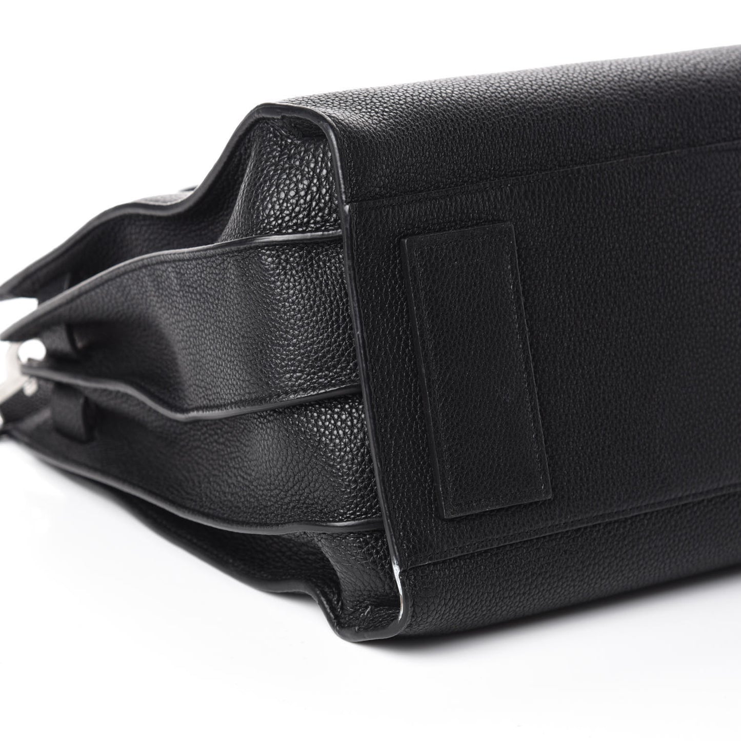 Grained Calfskin Small Supple Sac De Jour Black