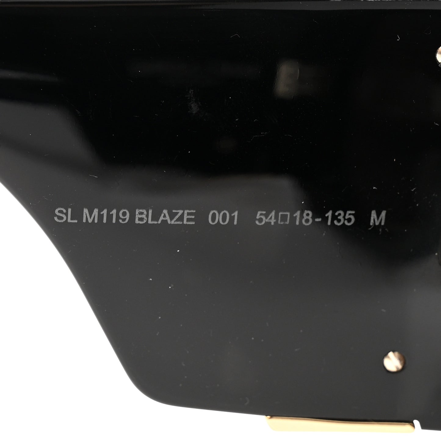 Acetate Blaze Sunglasses SL M119 Black