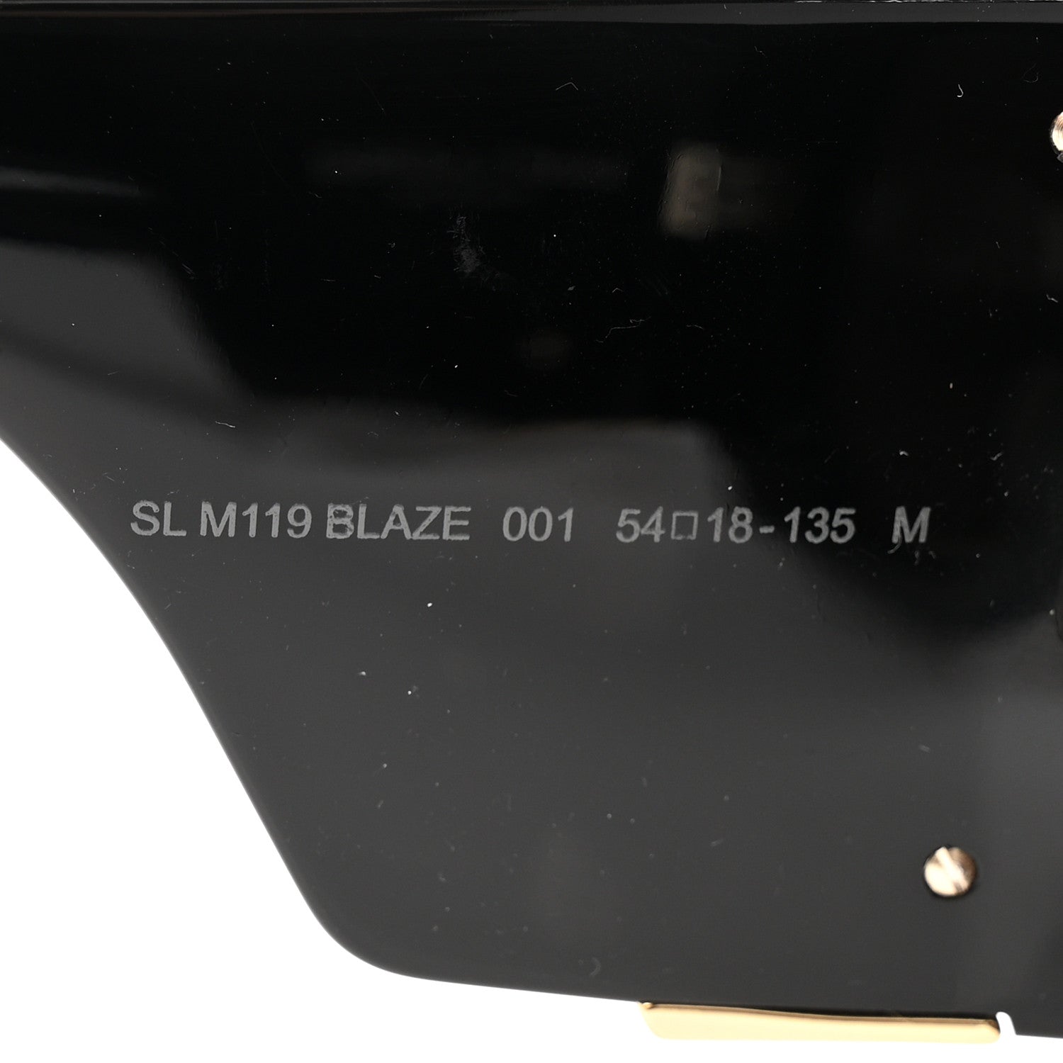 Saint Laurent Acetate Blaze Sunglasses SL M119 Black 6 of 7