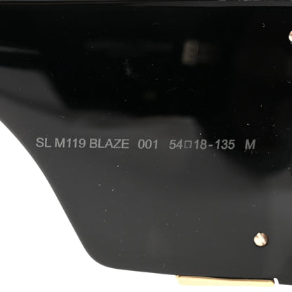 Saint Laurent Acetate Blaze Sunglasses SL M119 Black 6 of 7