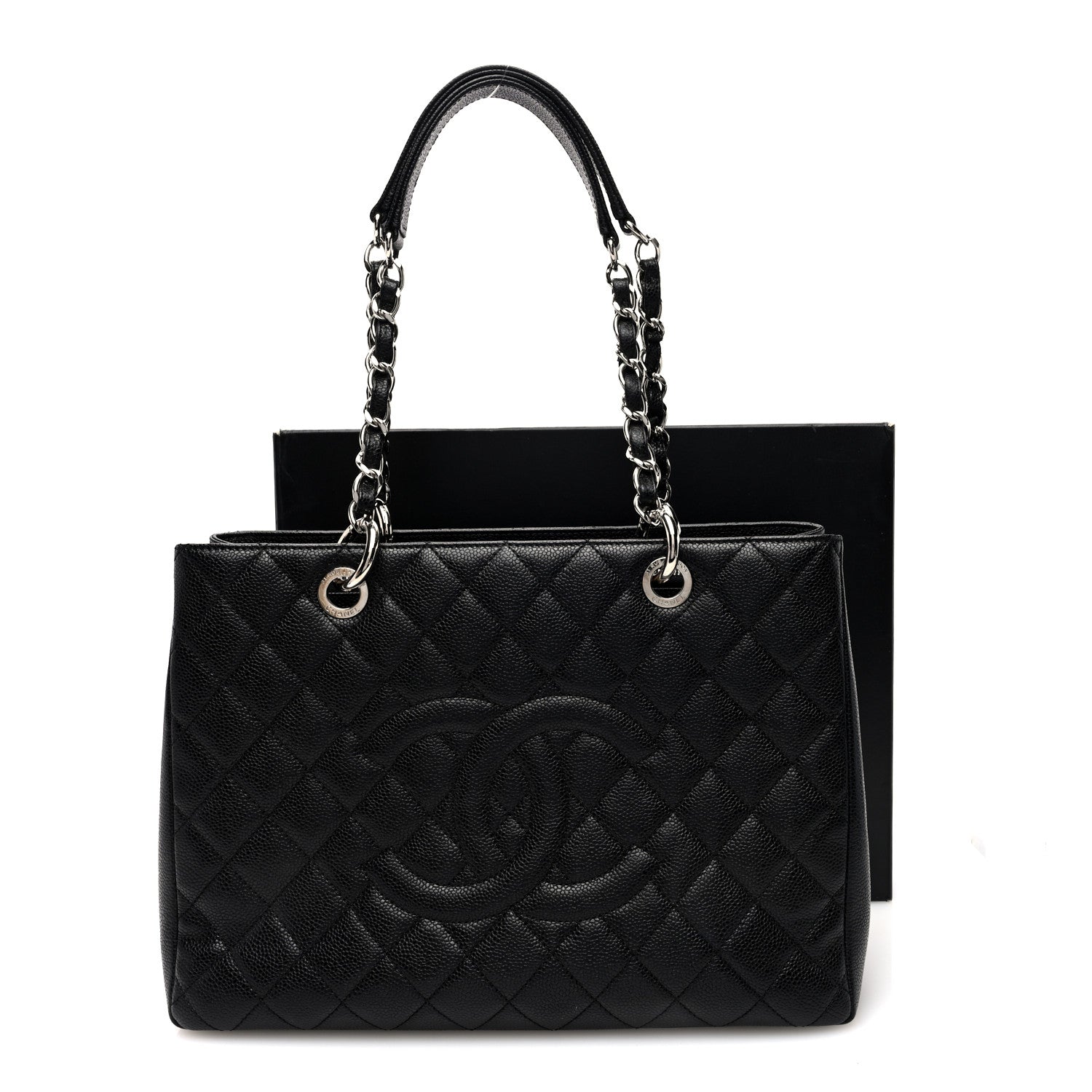 Chanel Caviar Quilted Grand Shopping Tote GST Black 11 of 11