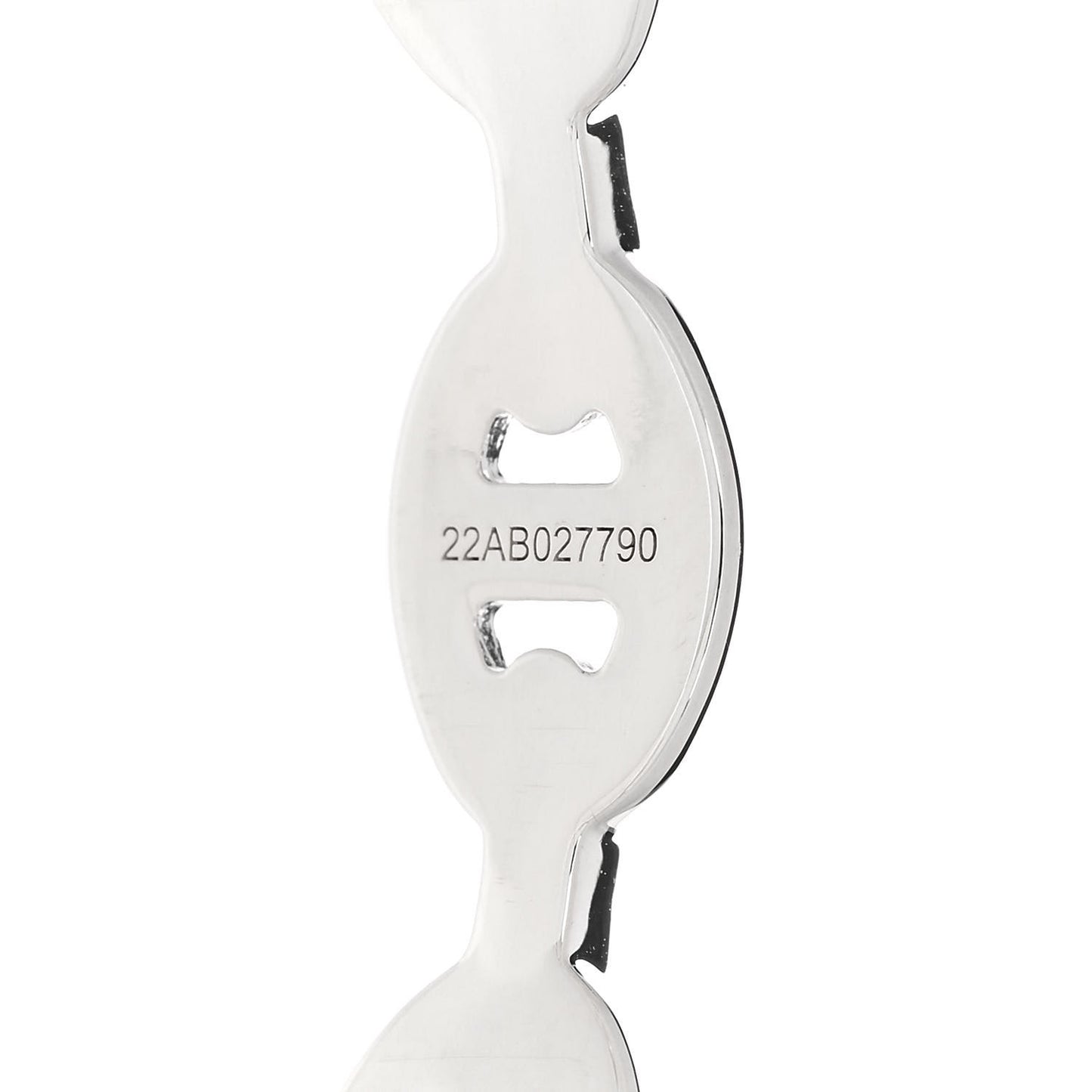 Sterling Silver MM Chaine d'Ancre Enchainee Cuff Bracelet ST