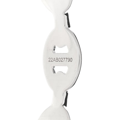 Hermes Sterling Silver MM Chaine d'Ancre Enchainee Cuff Bracelet ST 4 of 5