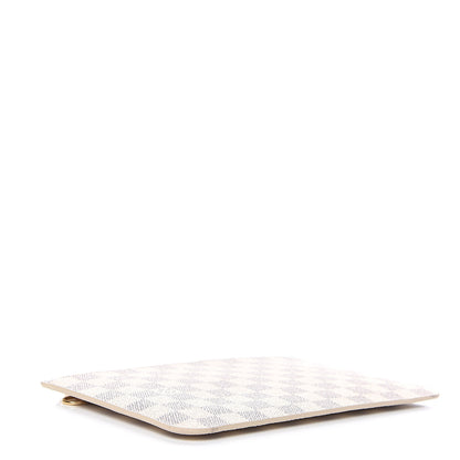 Louis Vuitton Damier Azur Neverfull MM GM Pochette Rose Ballerine 3 of 8