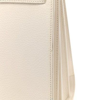 Saint Laurent Grained Calfskin Small Sac De Jour Dove White 14 of 17