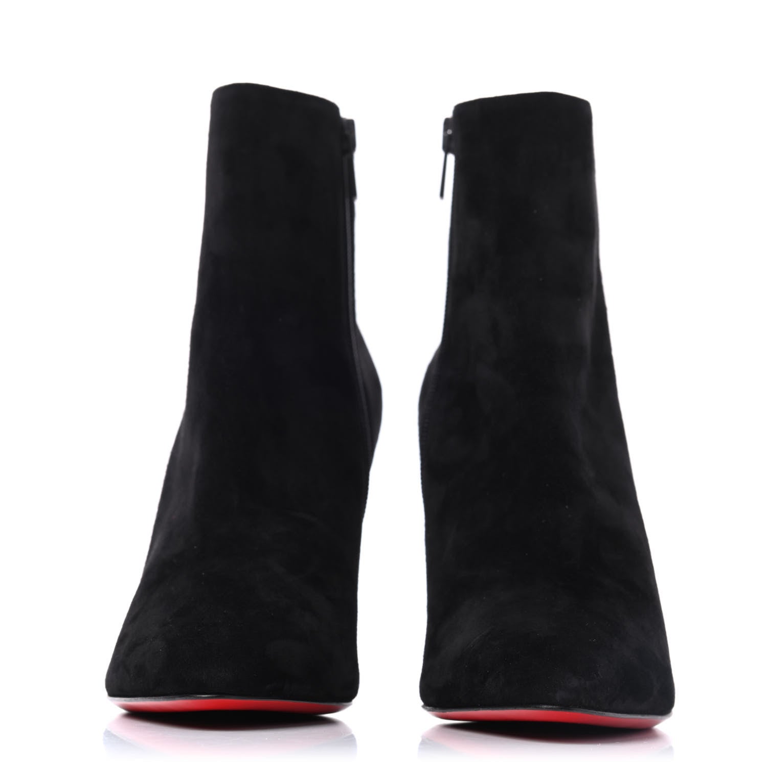 Christian Louboutin Veau Velours Eloise Booty 85 Ankle Boots 41 Black 2 of 23