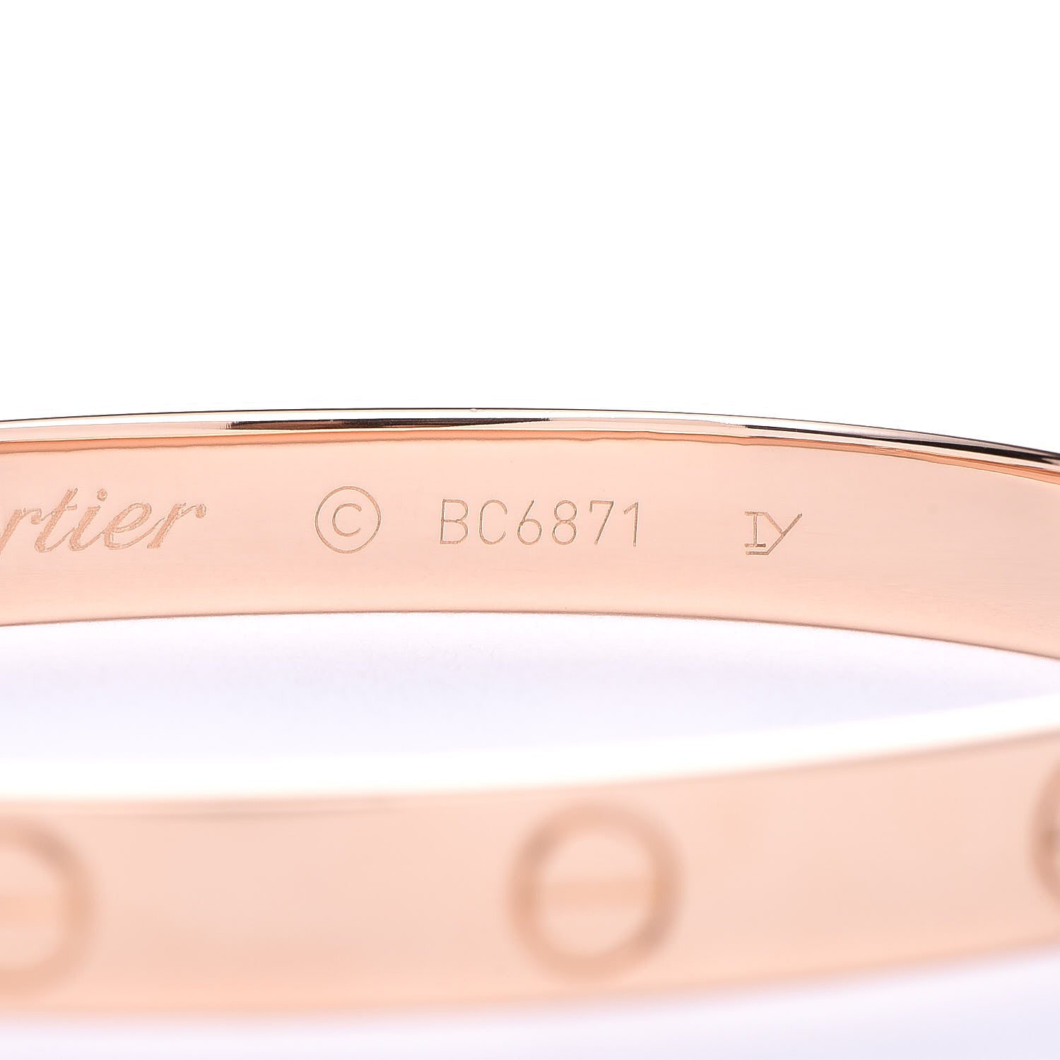 Cartier 18K Pink Gold LOVE Bracelet 18 5 of 6