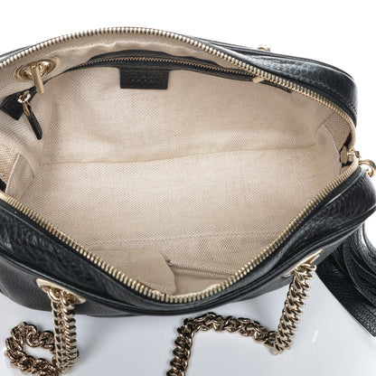 Gucci Pebbled Calfskin Small Soho Bowler Black 5 of 7