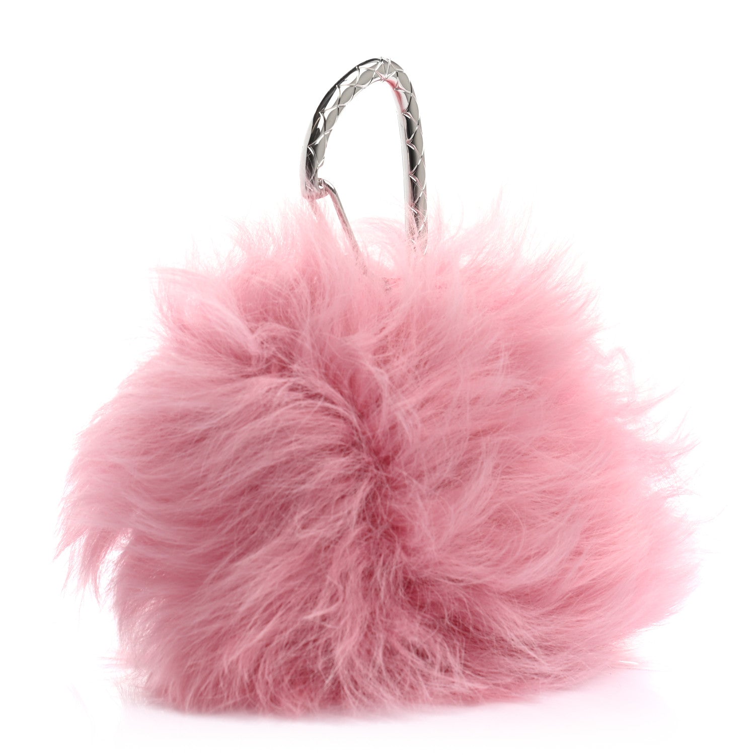 Chanel Shearling Lambskin CC Hook Card Holder Pink 3 of 8