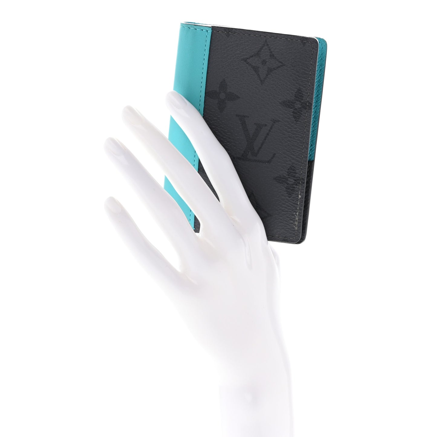 Monogram Macassar Pocket Organizer NM Turquoise