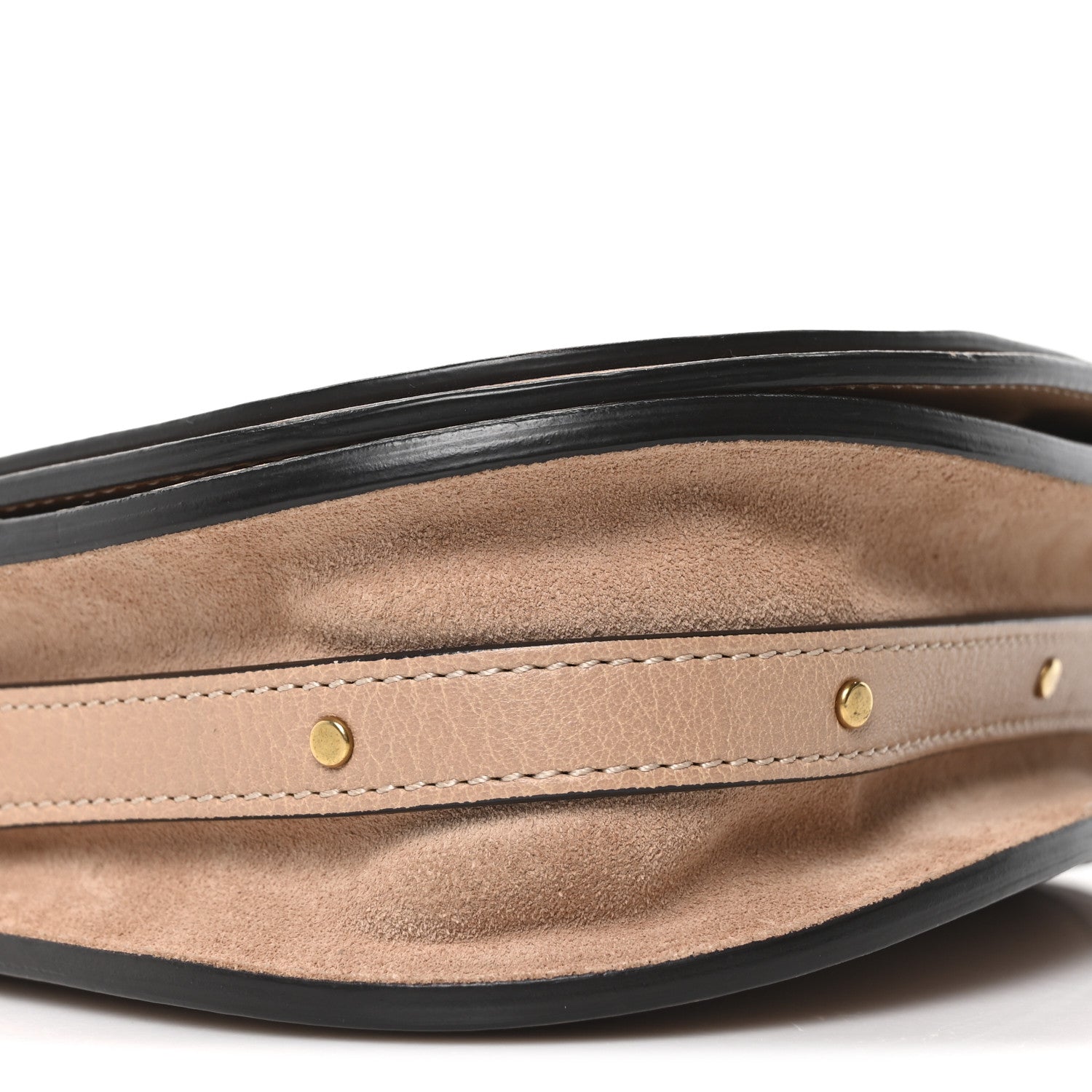 Chloe Calfskin Suede Small Nile Bracelet Bag Biscotti Beige 8 of 9