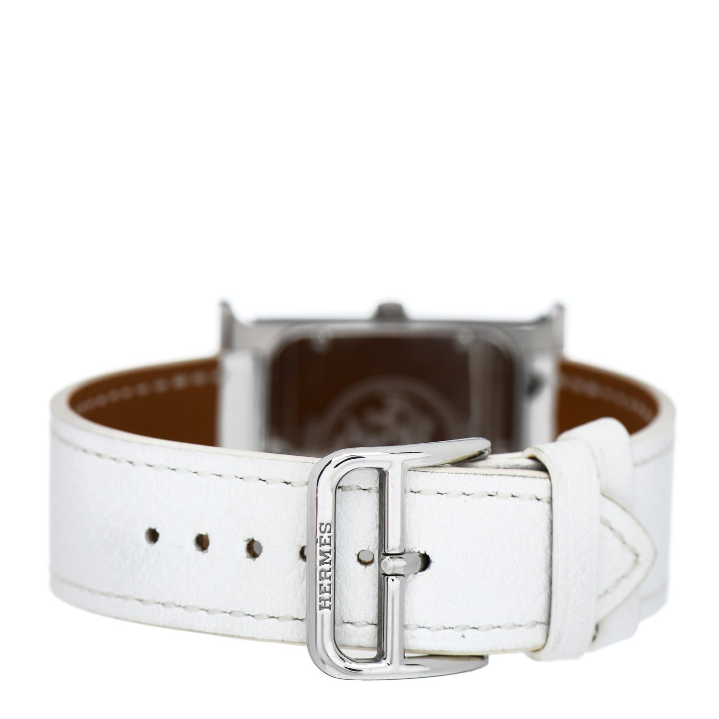 Stainless Steel Epsom 26mm Heure H Hour Quartz Watch Blanc