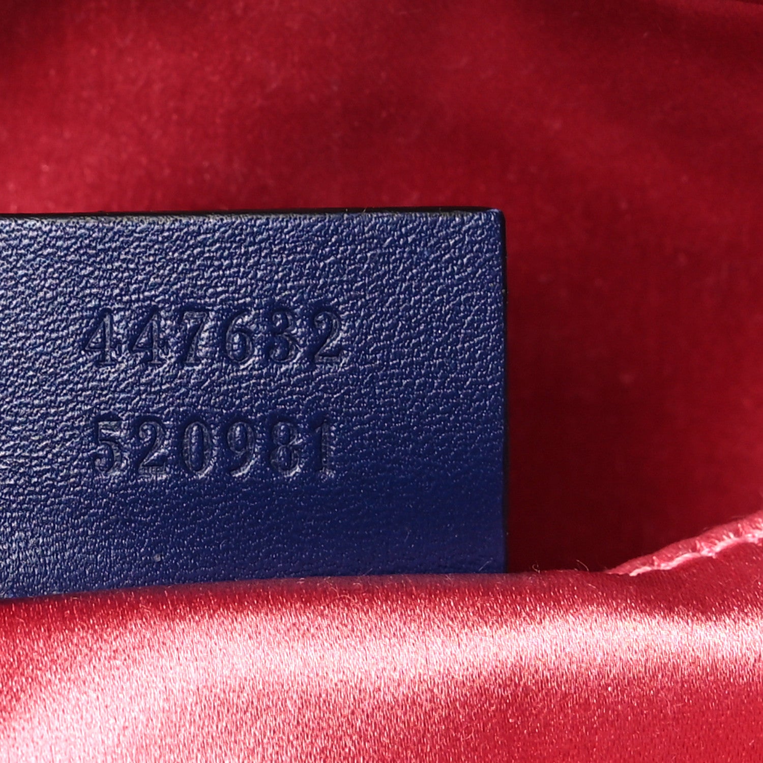 Gucci Velvet Matelasse Small GG Marmont Chain Shoulder Bag Cobalt 7 of 9