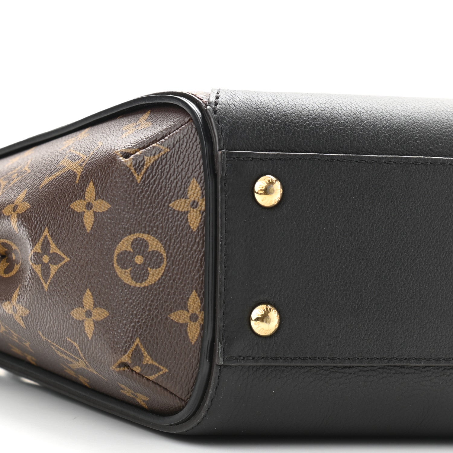 Louis Vuitton Calfskin Monogram Kimono Tote PM Black 7 of 8