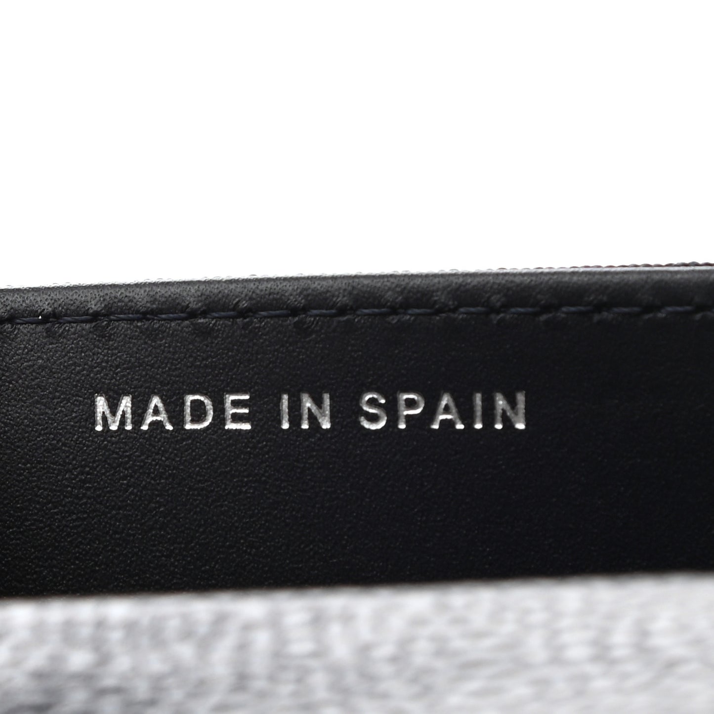 Caviar Quilted Flap Card Holder Wallet Navy Blue