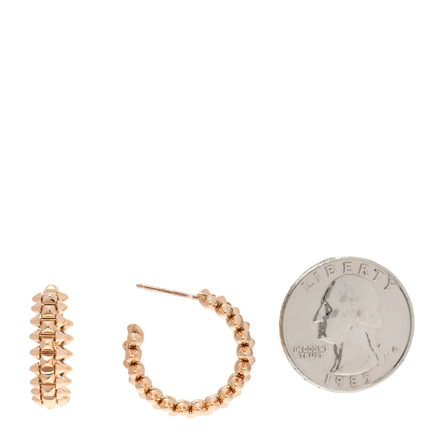 Cartier 18K Pink Gold Small Clash de Cartier Earrings 2 of 5