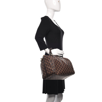 Louis Vuitton Damier Ebene Speedy Bandouliere 30 2 of 12