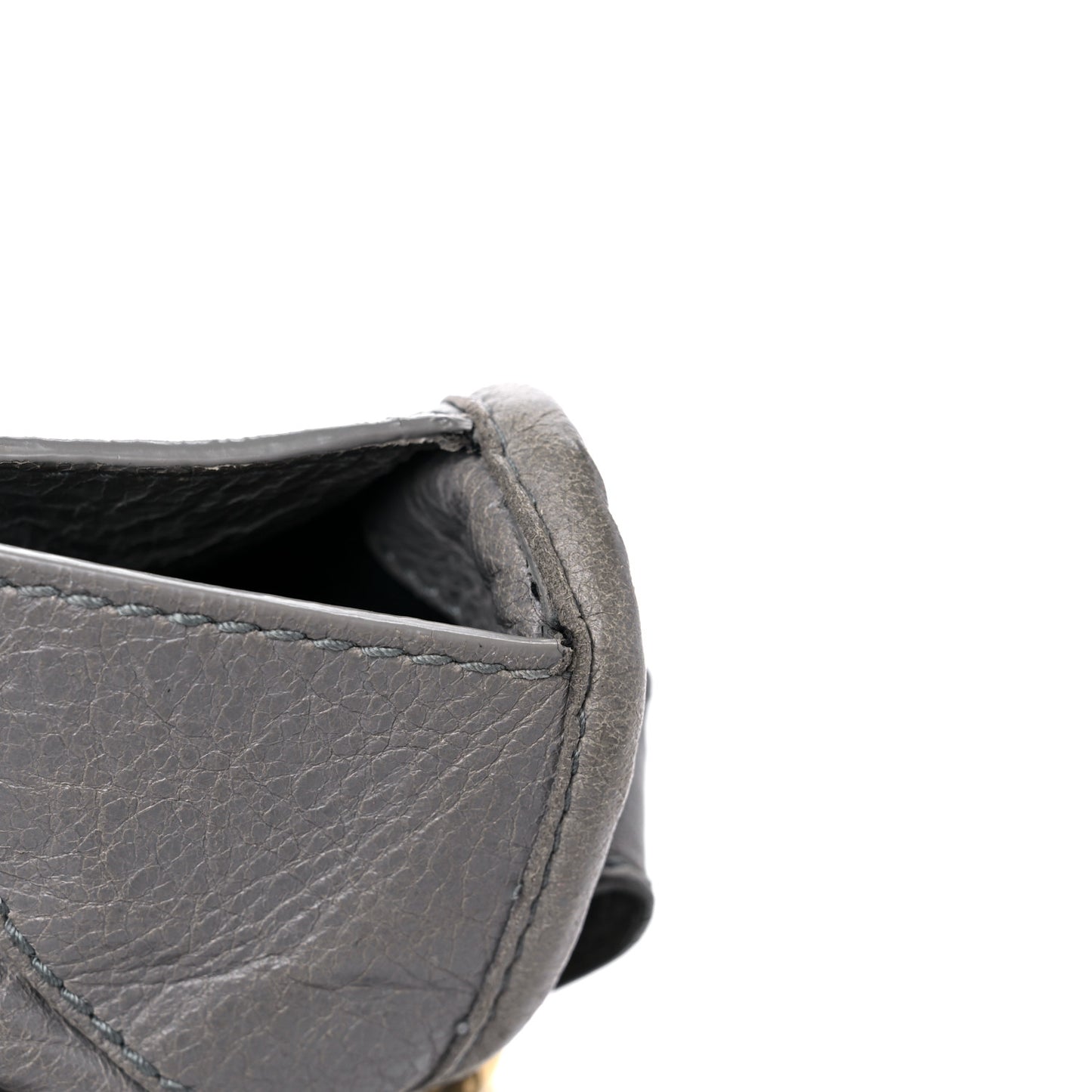 Agneau Giant 12 Gold Hardware City Gris Pyrite