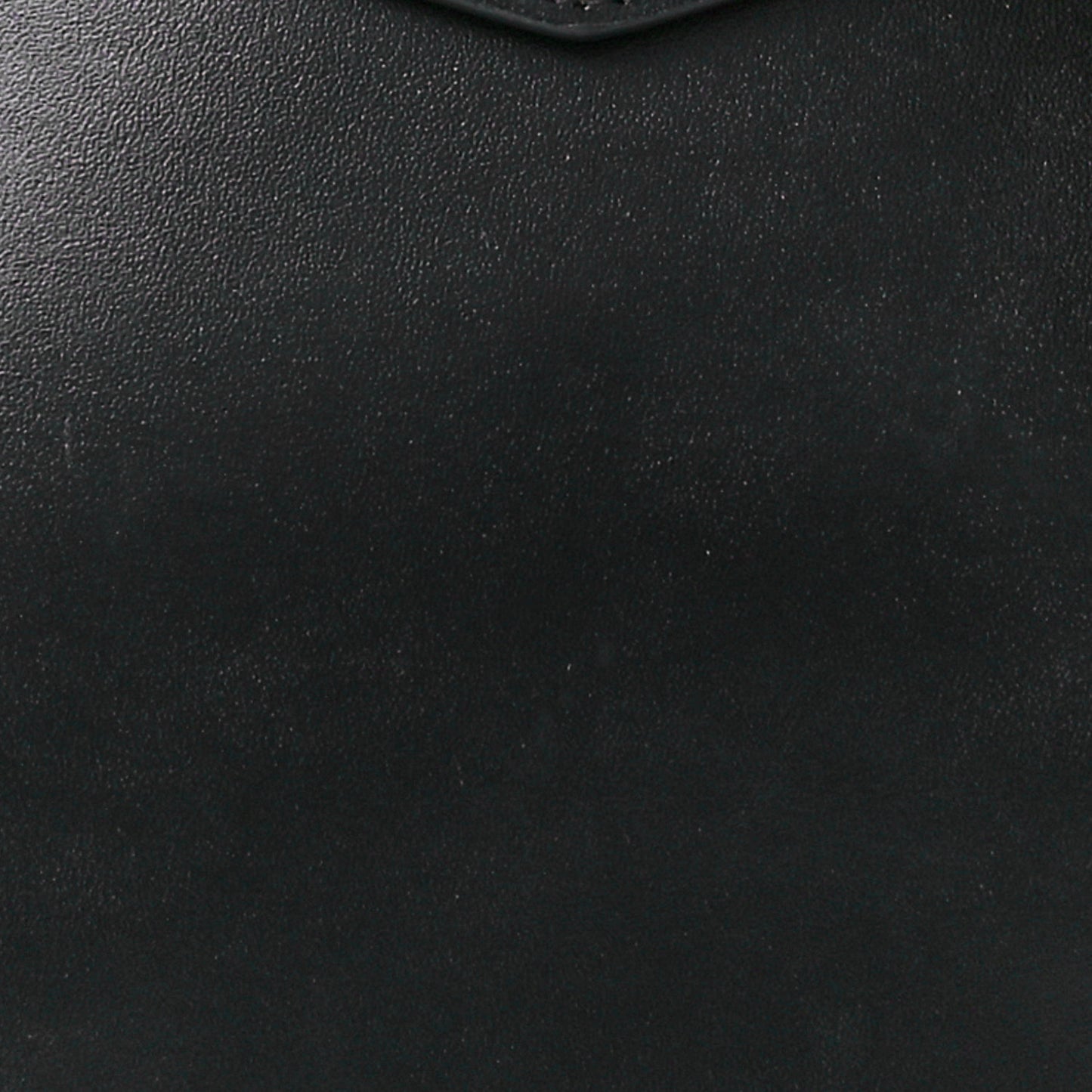 Smooth Shiny Calfskin Monogram Uptown Baby Pouch Black