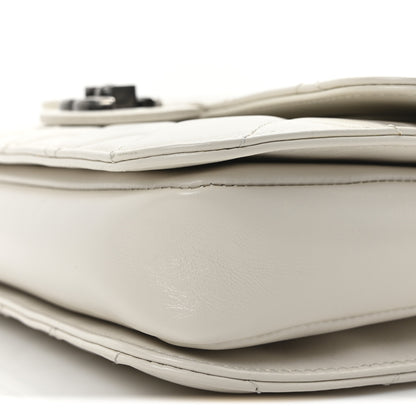 Chanel Glazed Calfskin Medium Perfect Edge Flap White 10 of 10