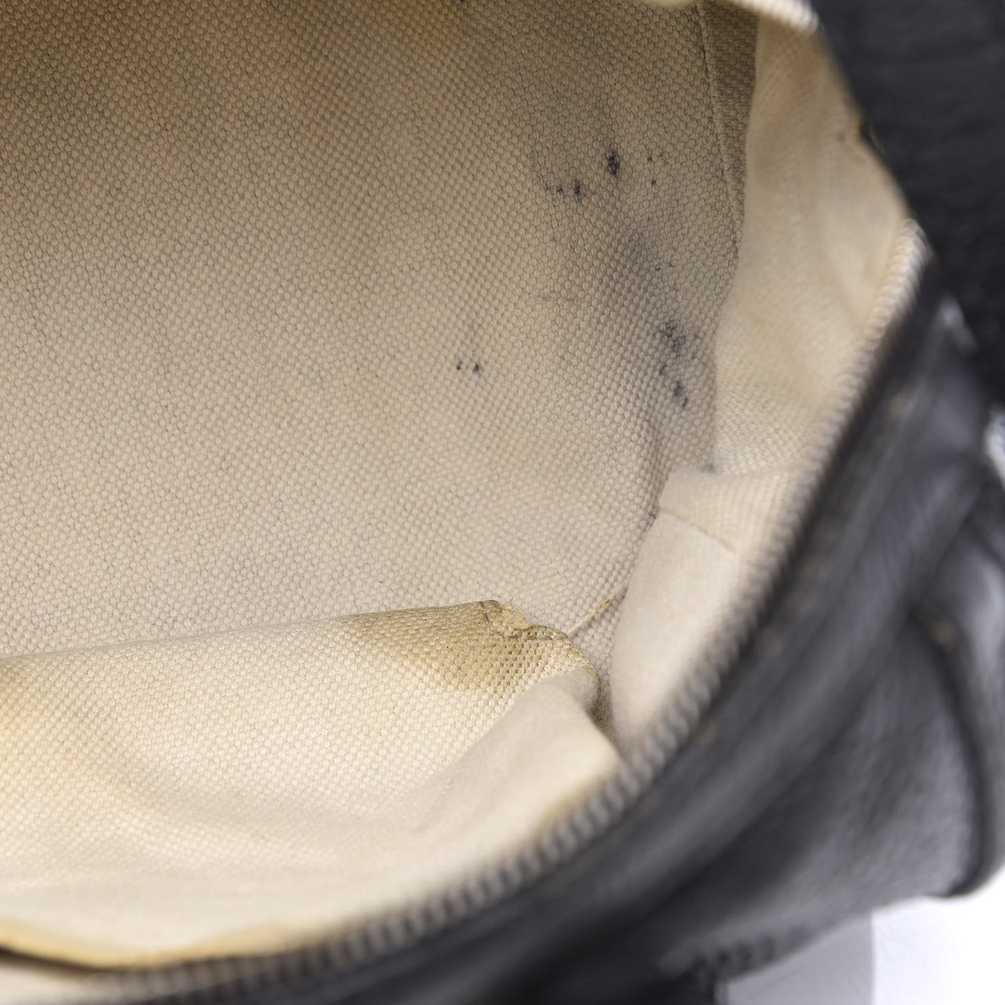 Calfskin Vintage Web Small Boston Black
