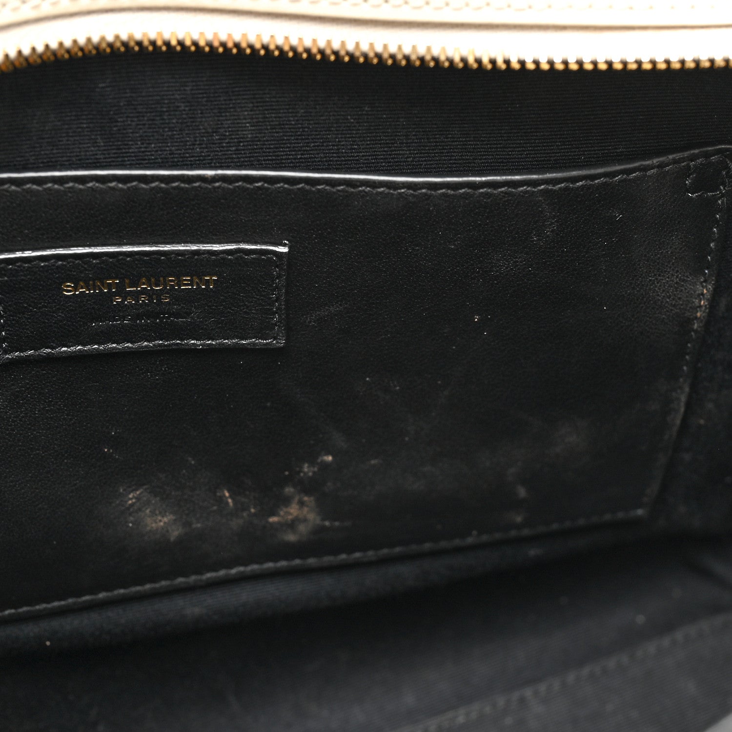 Saint Laurent Shiny Calfskin Medium Uptown Tote White 11 of 19