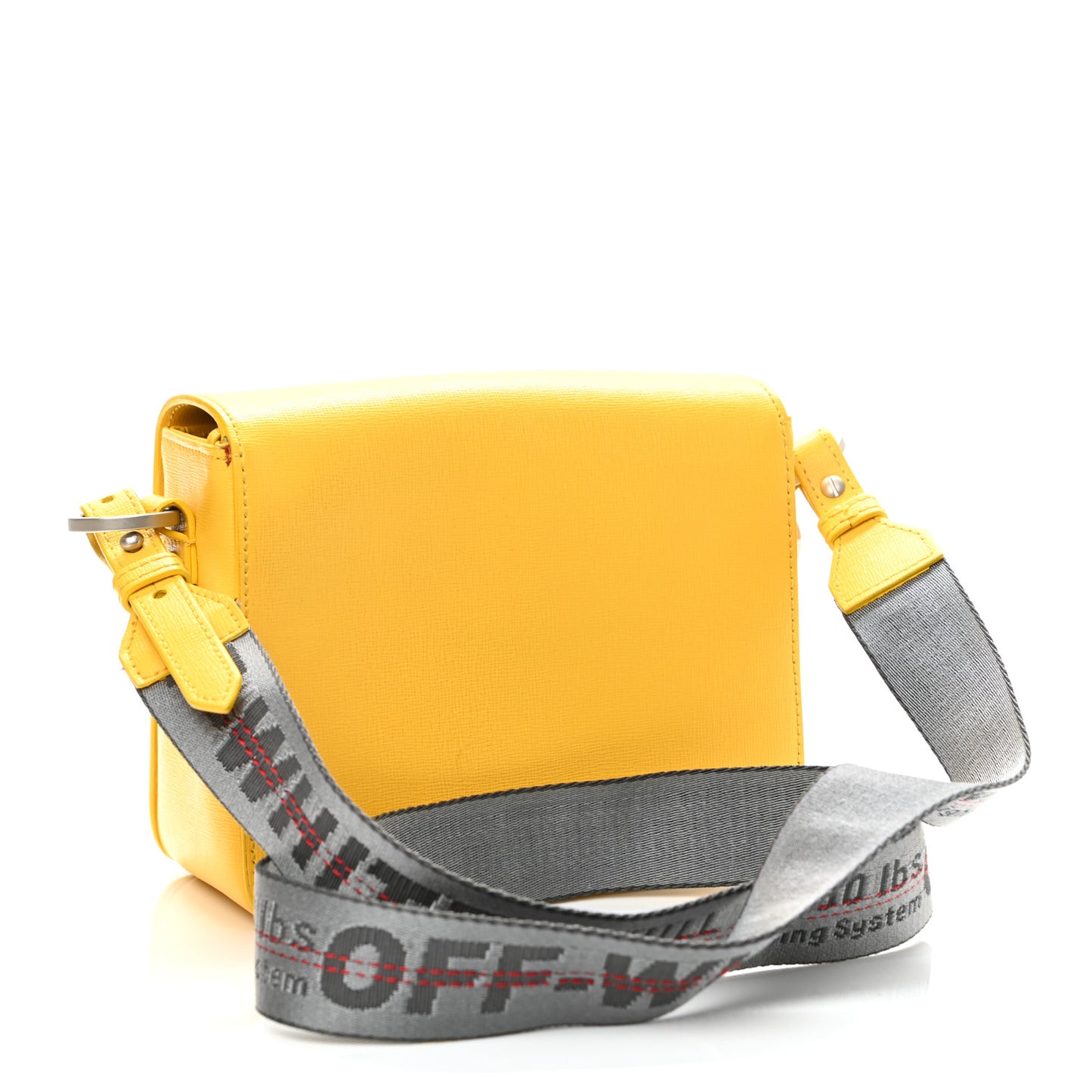 Saffiano Binder Flap Bag Yellow