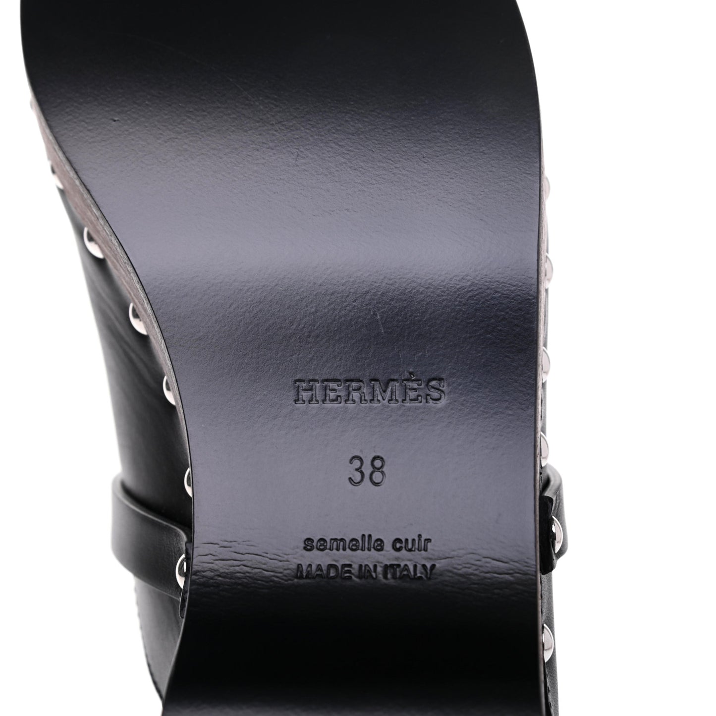 Calfskin Carlotta Mules 38 Black