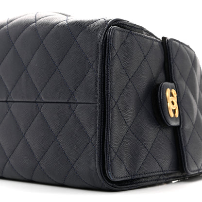 Chanel Caviar Quilted Small Chanel 25 Handbag Dark Navy 10 of 12