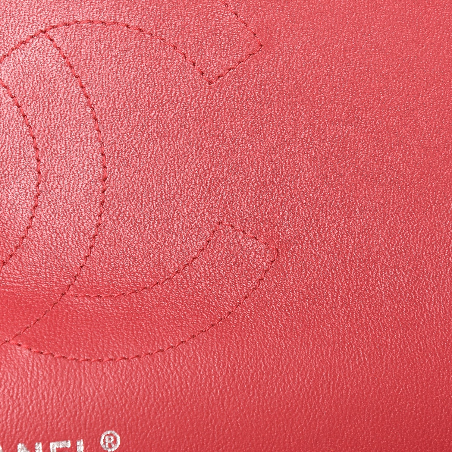 Chanel Caviar Quilted Jumbo Double Flap Red 13 of 18