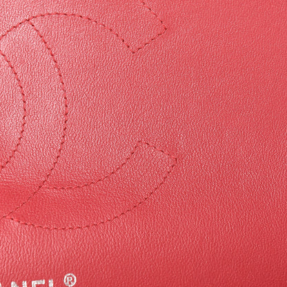 Chanel Caviar Quilted Jumbo Double Flap Red 13 of 18